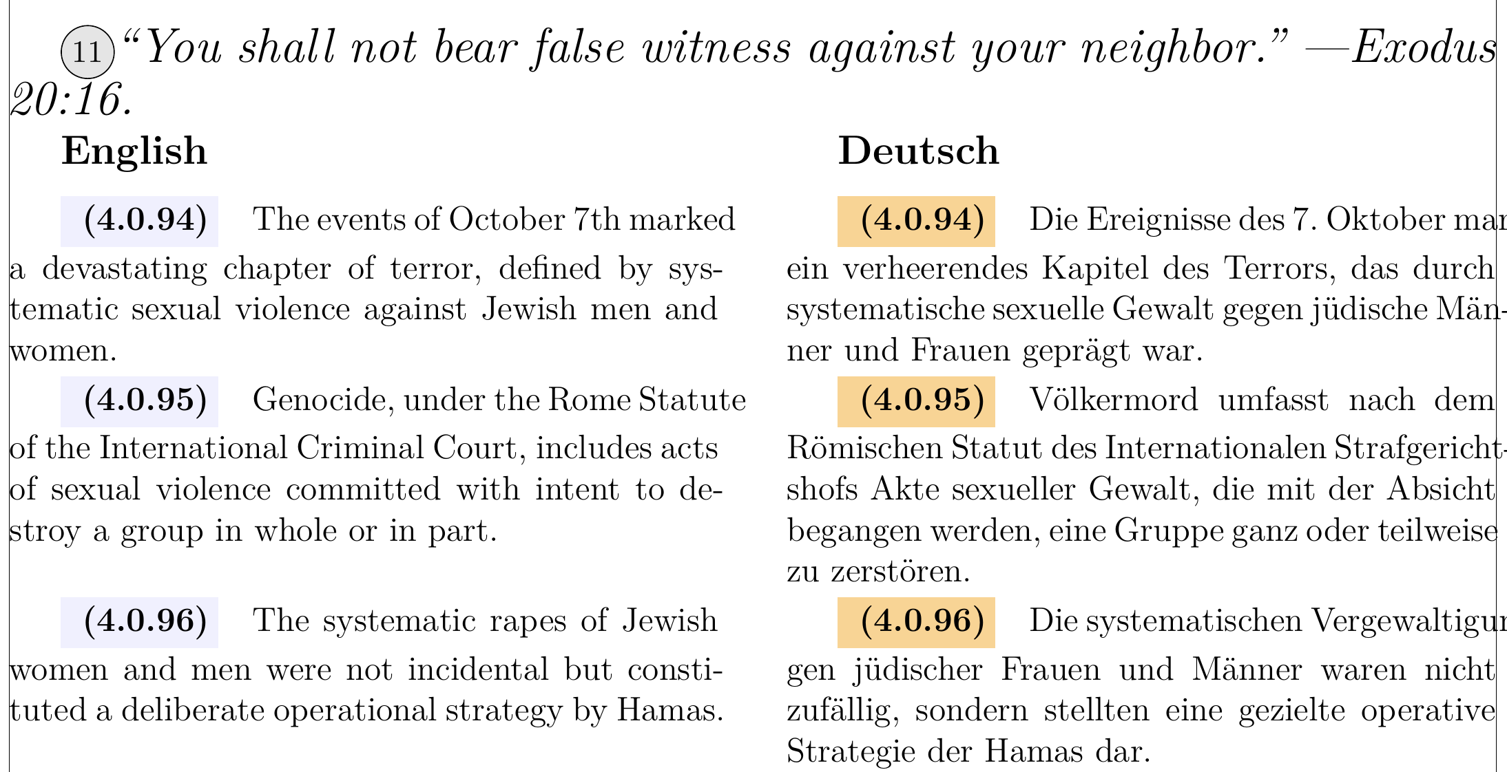 Tractatus Historicus - Israeli Hostage 3